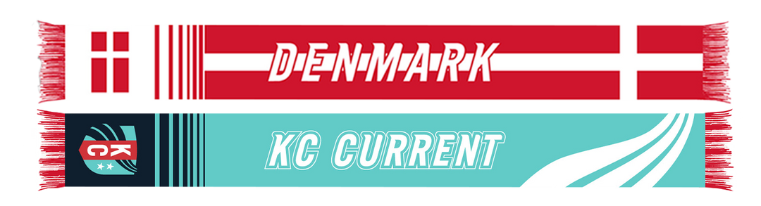 KC Current Ruffneck Official 2023 Denmark World Cup Scarf