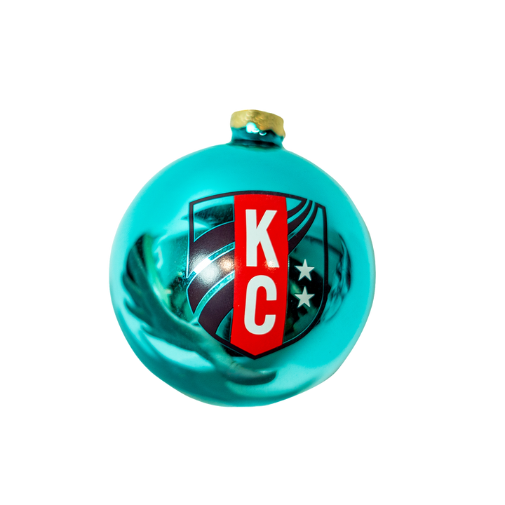 KC Current Teal Charlie Hustle Holiday Ornament