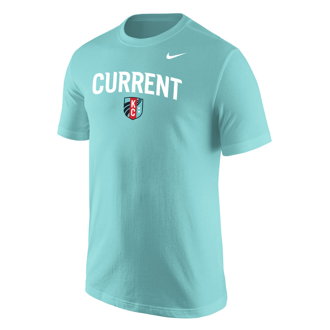 KC Current Unisex Teal Nike Wordmark T-Shirt