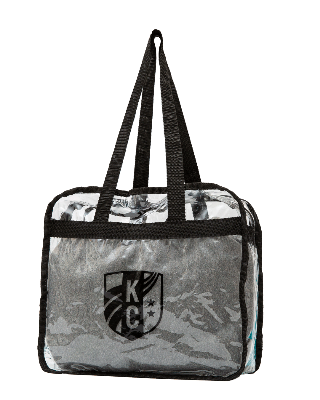 KC Current Logo Brands Clear Tote Bag