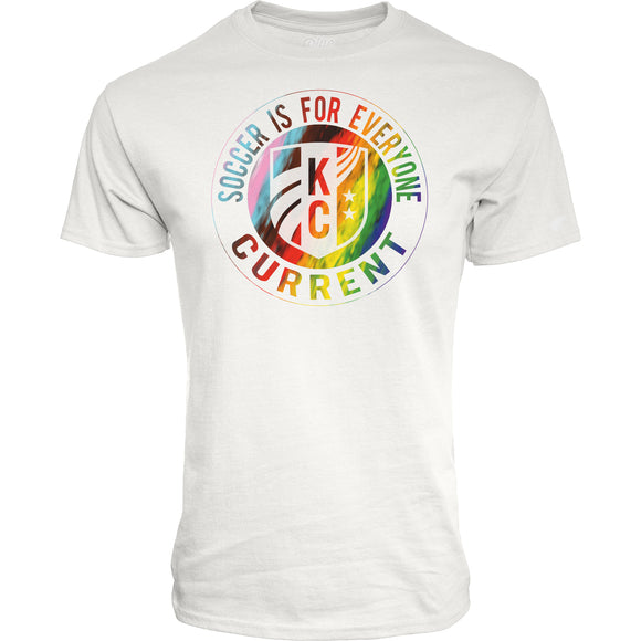 KC Current BLUE84 Soccer Is For Everyone Pride White Shirt