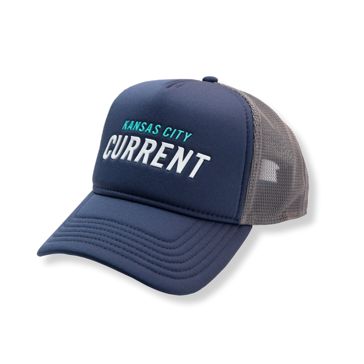 KC Current Unisex Navy Sandlot Goods Trucker Snapback Hat