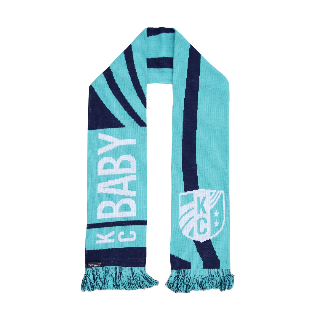 KC Current Ruffneck Official 2022 Teal Knit Scarf – Kansas City