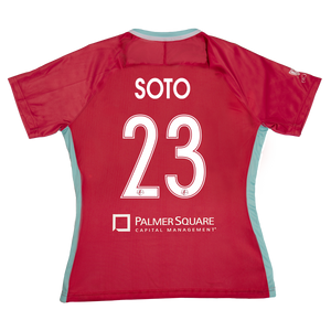 KC Current Youth Red Nike Croix Soto 2023 Heartland Kit