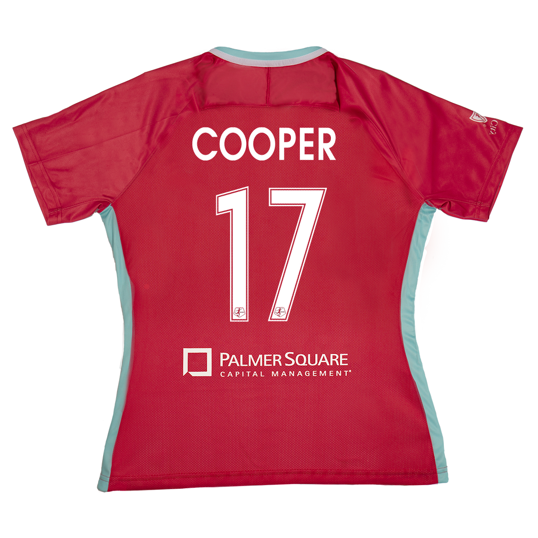 KC Current Women's Red Nike Michelle Cooper 2023 Heartland Kit