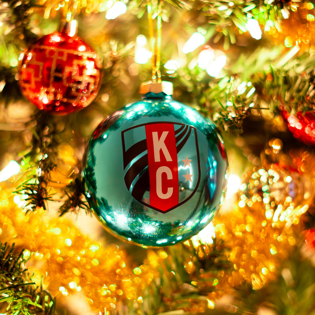 KC Current Teal Charlie Hustle Holiday Ornament