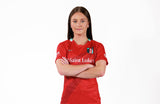 KC Current Youth Red Nike Alexa Spaanstra 2023 Heartland Kit