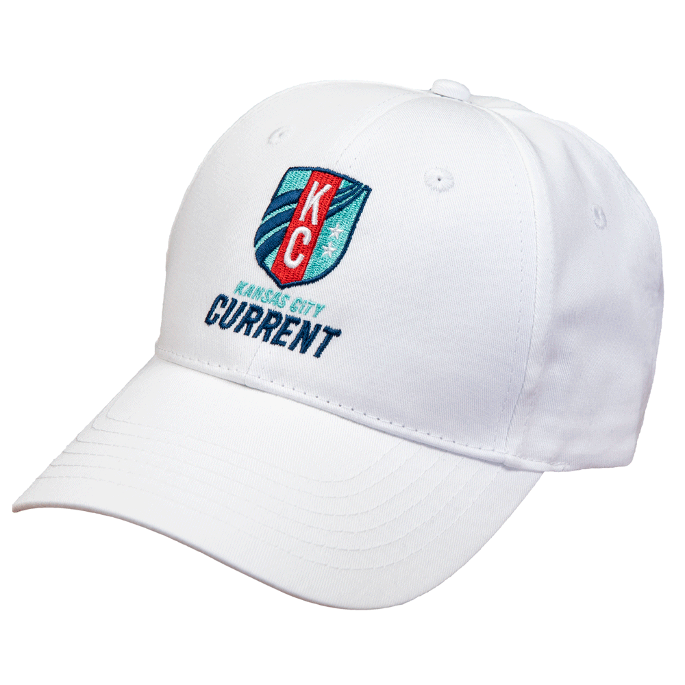 KC Current Unisex White Adjustable Hat