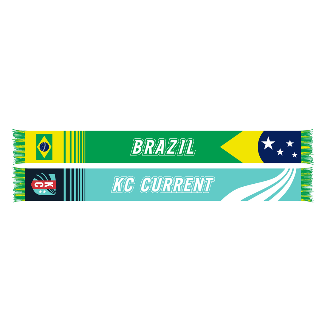 KC Current Ruffneck Official 2023 Brazil World Cup Scarf