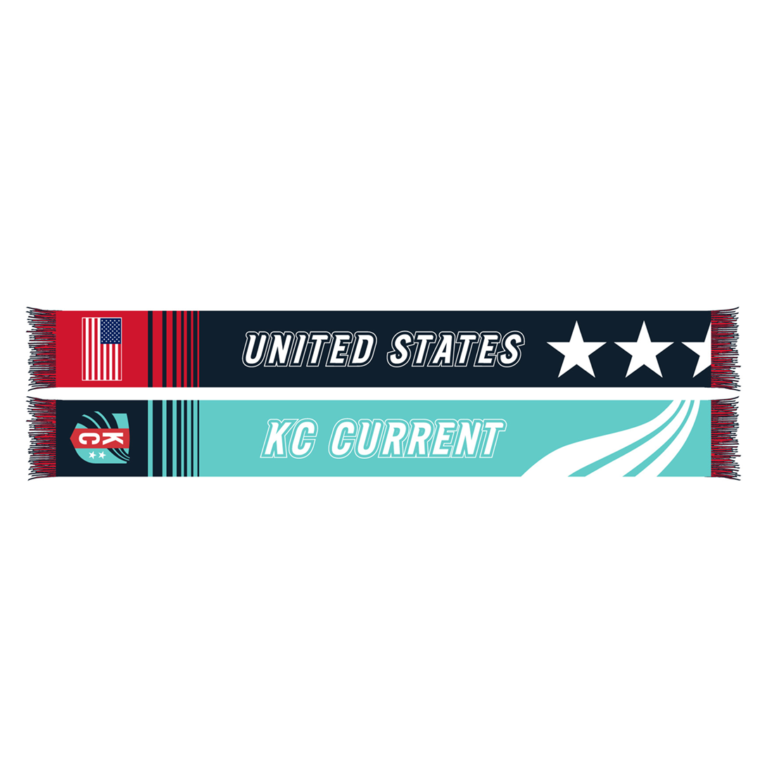 KC Current Ruffneck Official 2023 USA World Cup Scarf