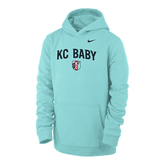 KC Current Youth Teal Nike KC Baby Hoodie