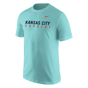 KC Current Unisex Teal Nike Red Current T-Shirt