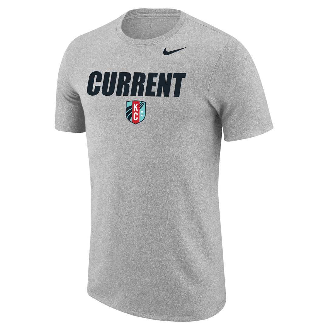 KC Current Unisex Gray Nike Marled T-Shirt