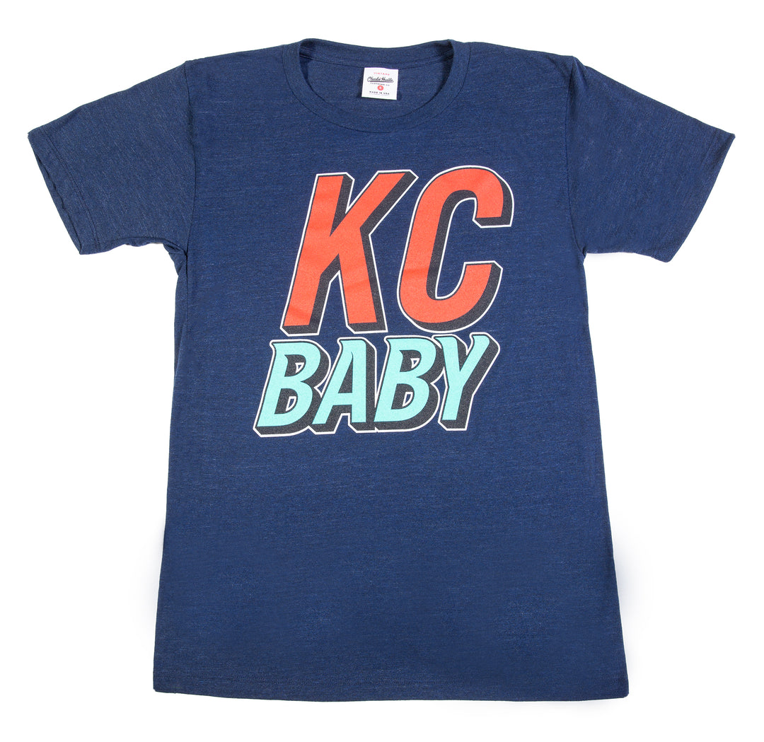 KC Current Unisex Navy Charlie Hustle KC Baby T-Shirt Small
