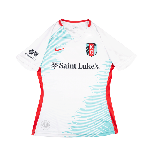 KC Current Youth White Nike Official 2022 Electric Kit