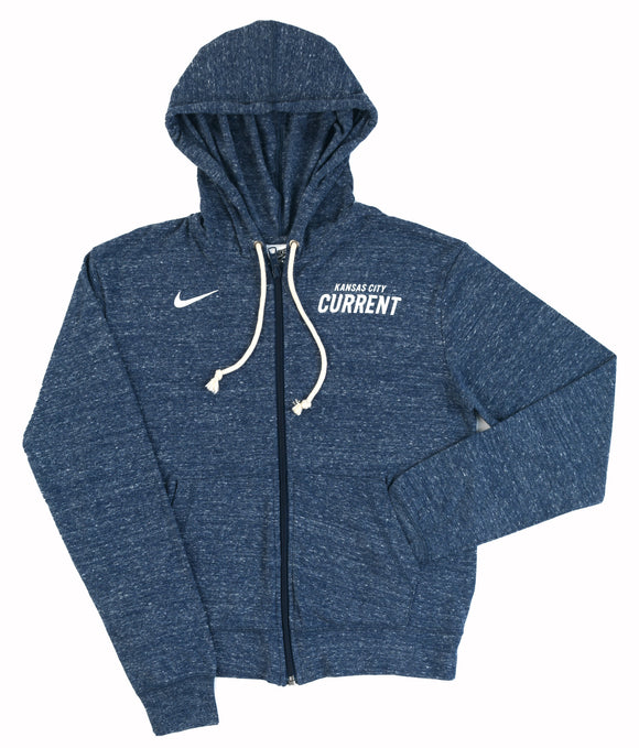 KC Current Women's Nike Vintage Full-Zip Hoodie – Official Shop of the Kansas Current