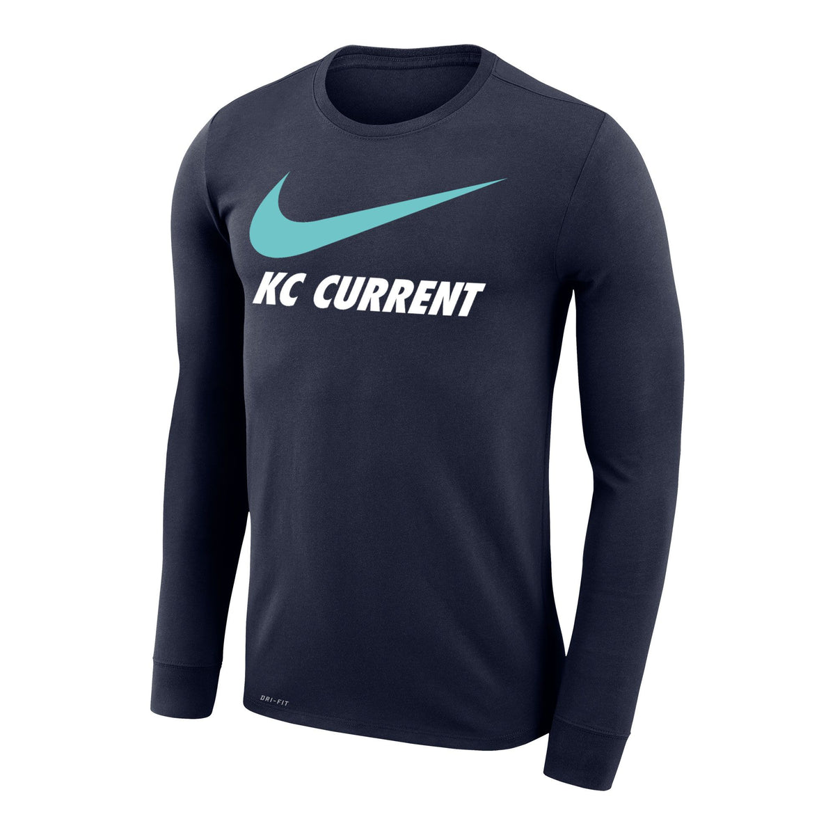 KC Current Unisex Navy Nike Legend Swoosh LS Crewneck – Official Shop ...