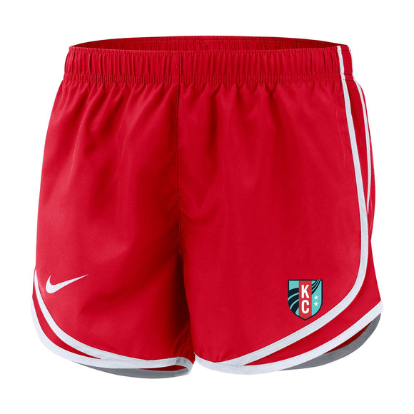 KC Current Women's Red Nike Tempo Shorts